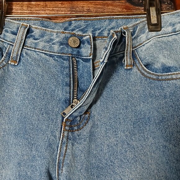 J Galt Jeans Size Small Flared Y2K Mid Rise Light Acid Wash Blue Denim PacSun - Picture 6 of 7